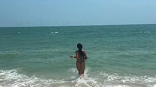 Bikini Dance on the Tropical Paradise Beach