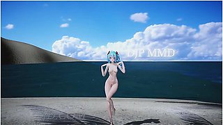 Miku - T-ara - Bunny Style - Beach Stage 1287