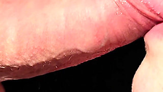 Sloppy Licking and Sucking Foreskin! Slow Blowjob Asmr with Hot Cum in Mouth!