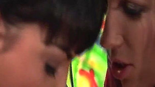 Double Pussies Scene-1_a Pair of Lesbian Schoolgirls Suck a Cock Together and Then Their Pussies