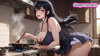 JOI Stepmom Intense Kitchen Solo - Come with me 100% You'll cum - Dirty Talk