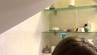 Undressed in the Bathroom