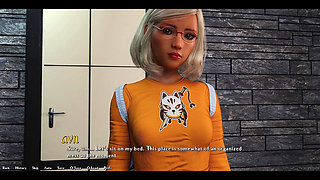 Being a Dik - Virgin Nerdy Girl Didn't Realize Her Panties Was Showing