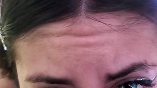 Hot Girl Giving a Blowjob Until I Cum in Her Mouth