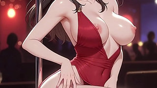 Sexy Woman Dance - My Stepmom Work Pole Dance
