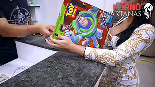 To Get a Place in School for Her Son, Mom Sits Hot on the Director's Cock