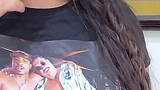 Performing Fetish by Smoking and Cumming