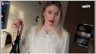 My Stepmom Jerked Off Her Panties And Let Me Fuck Her, Tearing Her Tights!