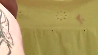 Naughty Girl in Public Restroom