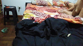 Sex with a Big-bootied Blonde, Doggy Style, Until She Milks Her Young Stepfather in Her Mother's Bed.