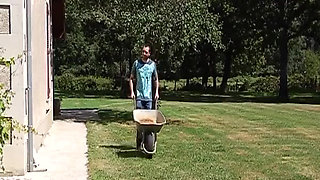 Inked French Slut Got Fucked in Outdoor Show