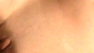 Blonde teen rides guy's cock in the bedroom