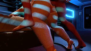 Thick Asian Girl with Big Nipples Gets Rough Anal Pounding