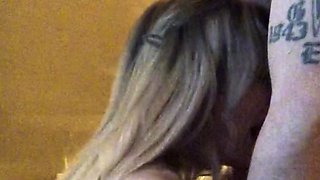 Mexicana blowjob with her big boobs