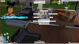 Sims 4 - More Daily Life and Having Sex on the Table and Bed