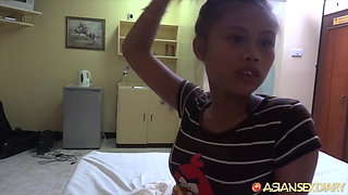 AsianSexDiary Petite Filipina stretched out by big dick in hotel room