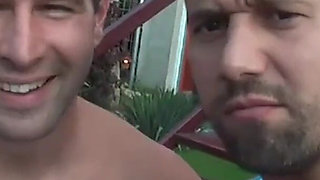 Pool party full of sucking, threesome fuck and group fuck