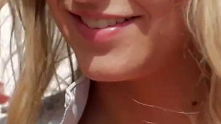 Two Sexy Teens Are Having Fun Outdoors