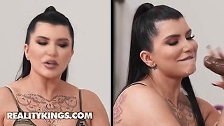 Reality kings - sergeant Romi Rain turns up the warmth then ends with a proper dicking from Alex Jones