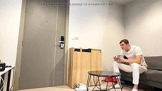 Dumb Cuckold Hubby Watches Asian Hotwife Take Double Penetration