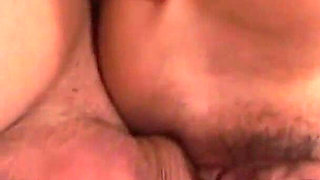 Wonderful MILF with Perfect Tits Fucked and Cumshot on Hairy Pussy by Huge Amateur Cock