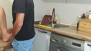 I Seduce the Plumber and Let Him Fuck Me so I Don't Have to Pay for the Job (italian Amateur)