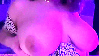 Curvy Latina Strips Down and Shows off Huge Titties