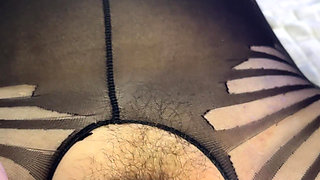 First Attempts at Fisting My Slippery Holes Under a Skirt Without Panties