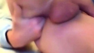 Self-Fucking Fun with a Big Cock and Creampie Ending