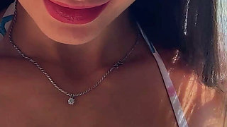 Selfie Fun and Beauty Boobs Flashing on the Beacch