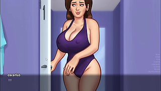 Stepmom in love doing oral sex in the car