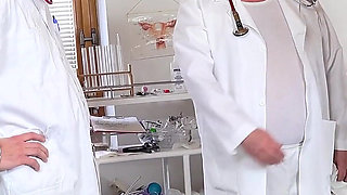 Huge Squirting Orgasm of Daphne Klyde in Gyno Chair