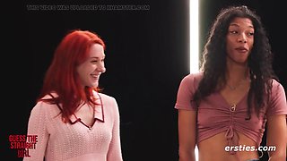 Stella Elles Lesbian Casting: Guess the Straight Redheads Feet