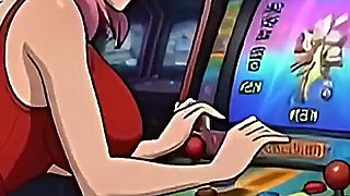 My Russian Stepmom Victoria Enjoys Playing Retro Video Games at 35 Years Old. Compilation