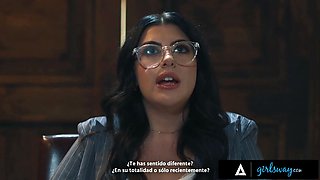 Girlsway - Chanel Camryn has romantic porn with pretty Scarlett Alexis on piano - spanish subtitles
