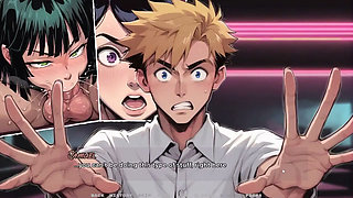 My New Girlfriend Taboo Hentai Game Ep.62 Swinger Couple Caught During a Deepthroat Foursome in the Club Vip Booth!