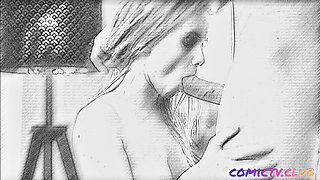 Grumpy Hentai Cowgirl Cumshot