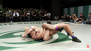 4 Girls Going Head to Head in Unscripted Live Wrestling in Front of a Live Audience Ruthless Action