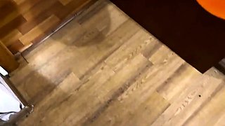 British mature MILF gives blowjob and lick balls