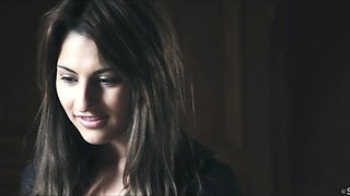 Cute Babe With Perfect Tits Facesits & Rides BBC - Petite