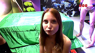 Tattooed Latina Fists Ass & Pussy with Monster Dildos to Squirt Explosion!