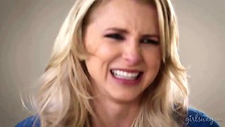 Four lesbians trying acro yoga NAKED! # Vanessa Veracruz, Cassidy Klein, Alix Lynx and Kendra James