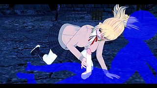 Dr Stone Hentai - Kohaku Boobjob and Handjob - Japanese Asian Manga Anime Game Porn