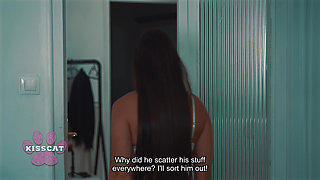 What is stepsibling's fuck? Step Sister Milan Cheek came to Step Brother for Raw Sex in Share Room - Family House S1E5