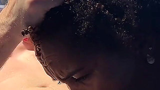 Black MILF Begs White Guy to Breed While Her Black Husband Is at Work and Gets Massive Creampie