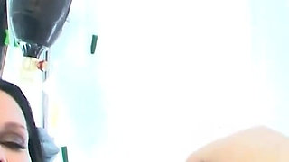 Brunette babe loves to be submitted