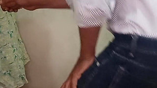 Indian Newly Wed Wife Fucked with Husband Boss for Promotion