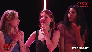 Stella Elles Lesbian Casting: Guess the Straight Redhead Ep 3