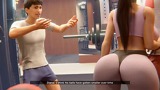 Horny Wife Fucked by Gym Trainer