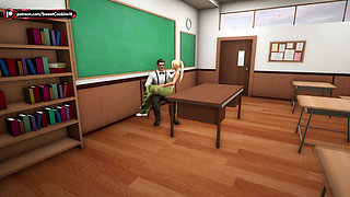 Teacher Fucks Student for Better Grade